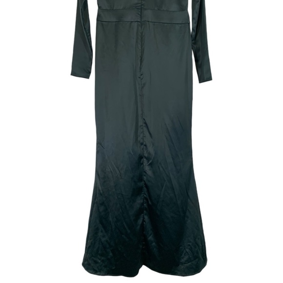 House of CB Serafina Satin Maxi Dress Size Medium - Picture 6 of 11